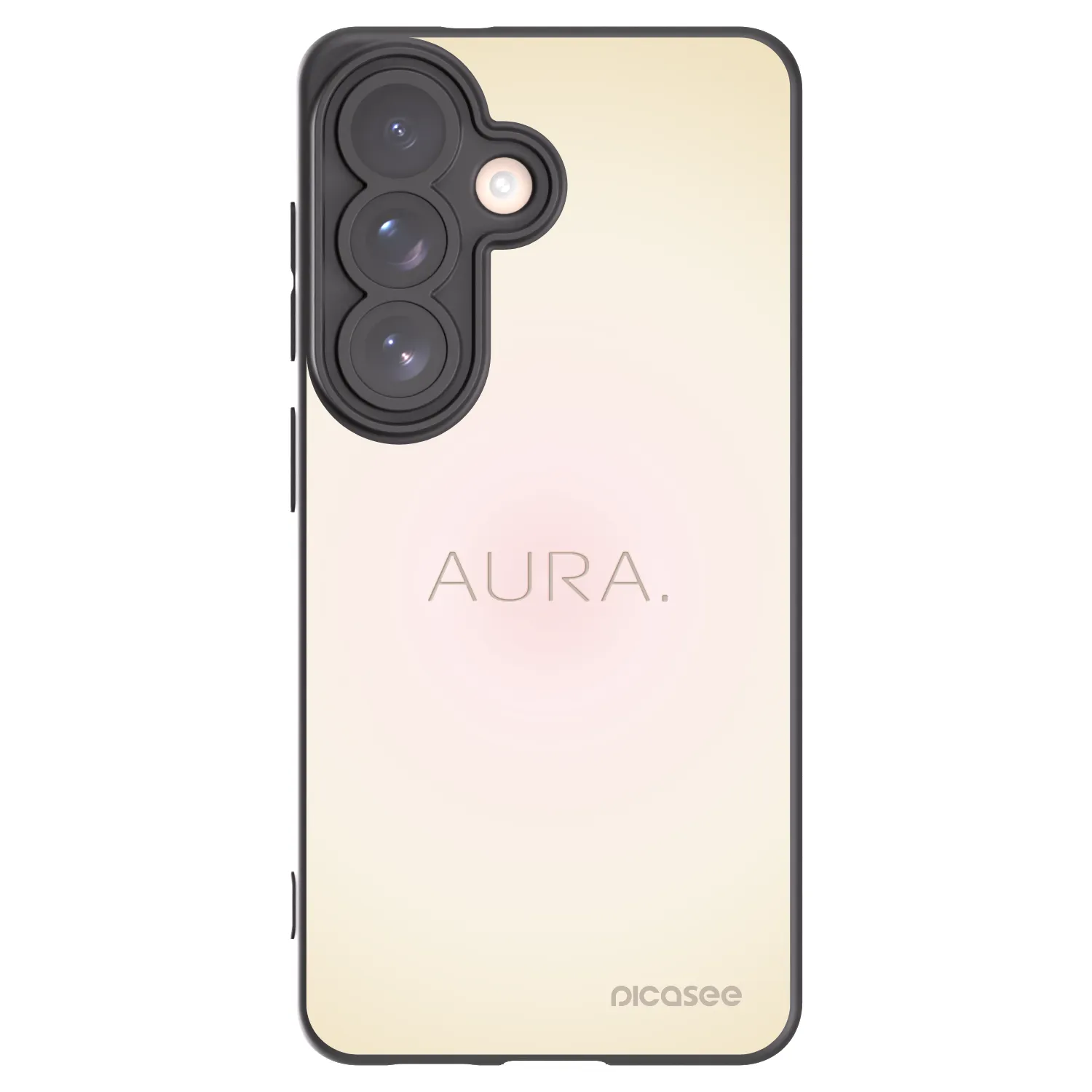 Picasee silikonowe czarne etui na Samsung Galaxy S26 - Aura