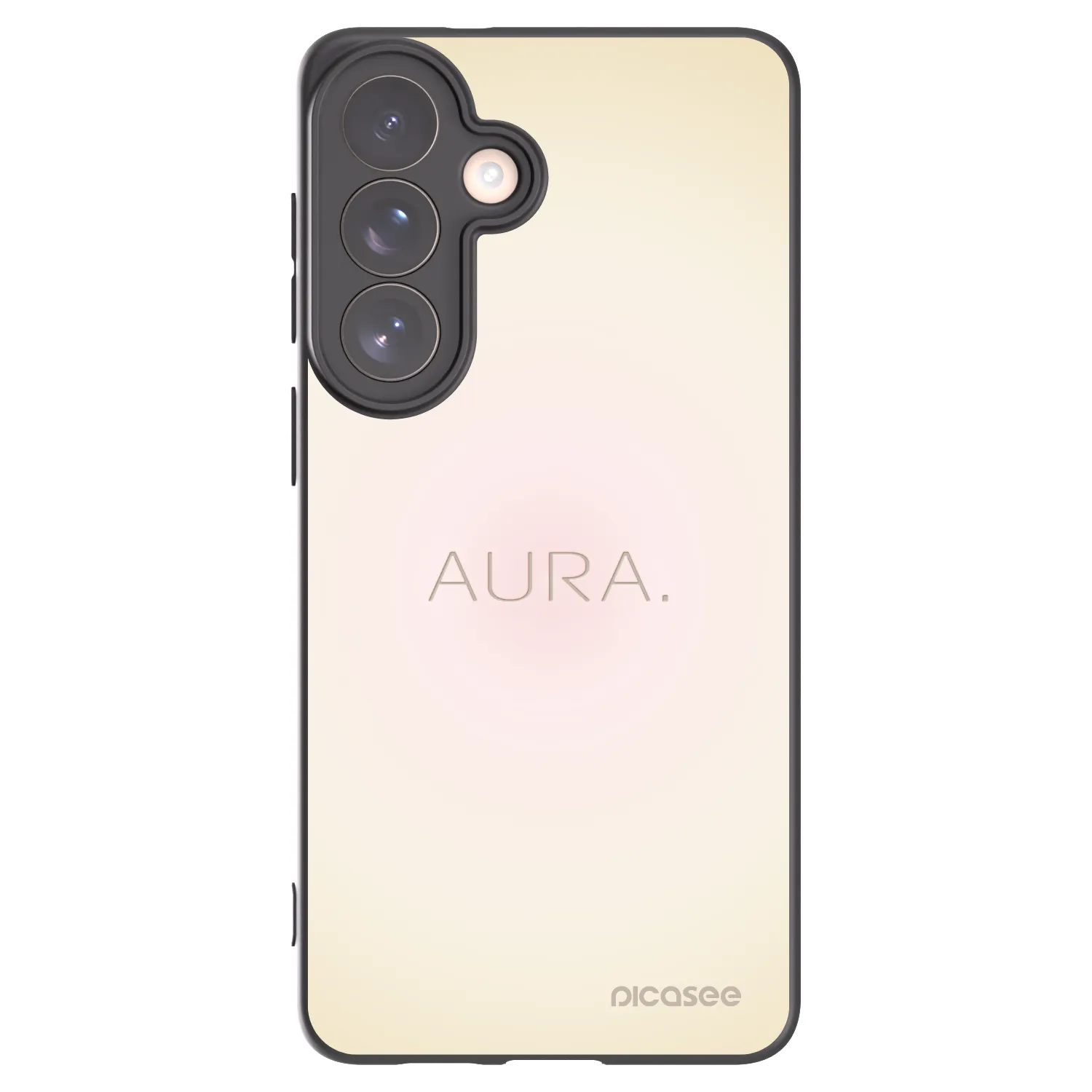 Picasee silikonowe czarne etui na Samsung Galaxy S26+ - Aura