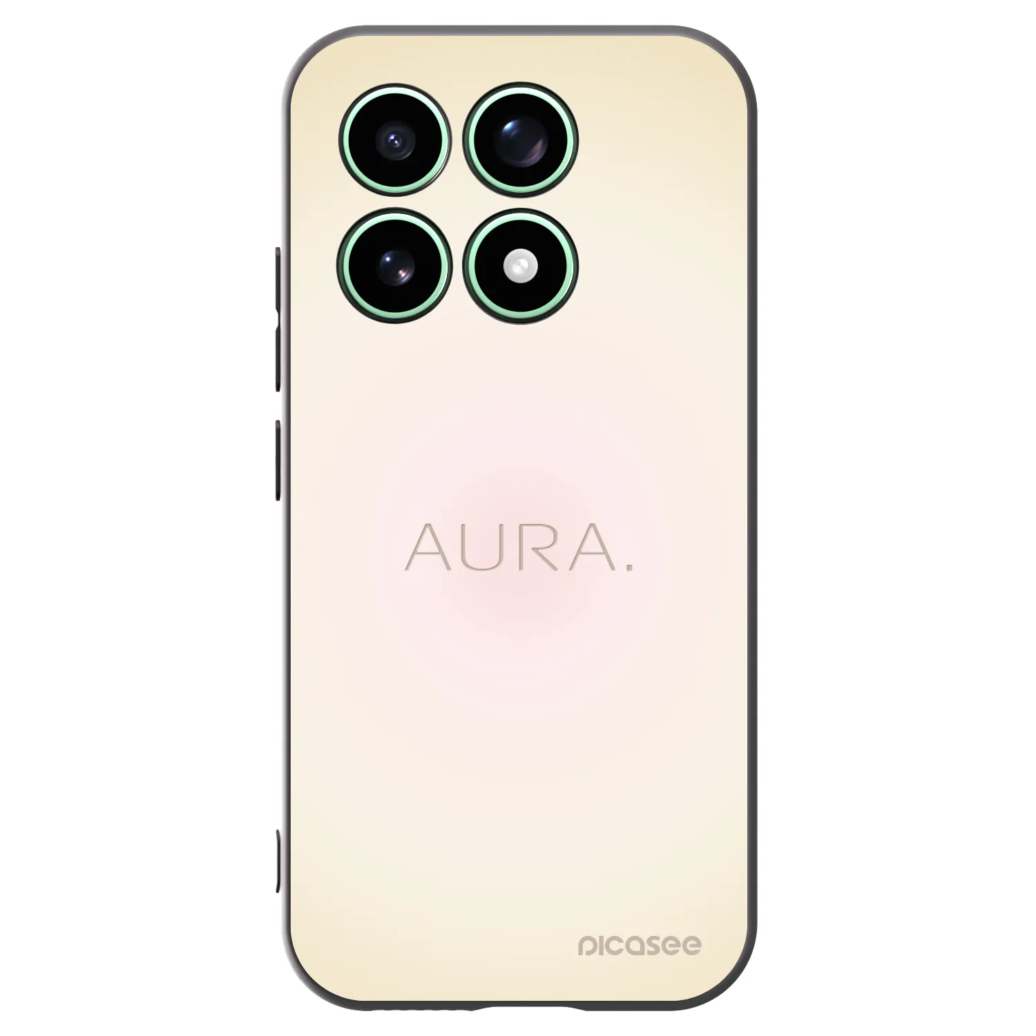 Picasee silikonowe czarne etui na Xiaomi 17 - Aura