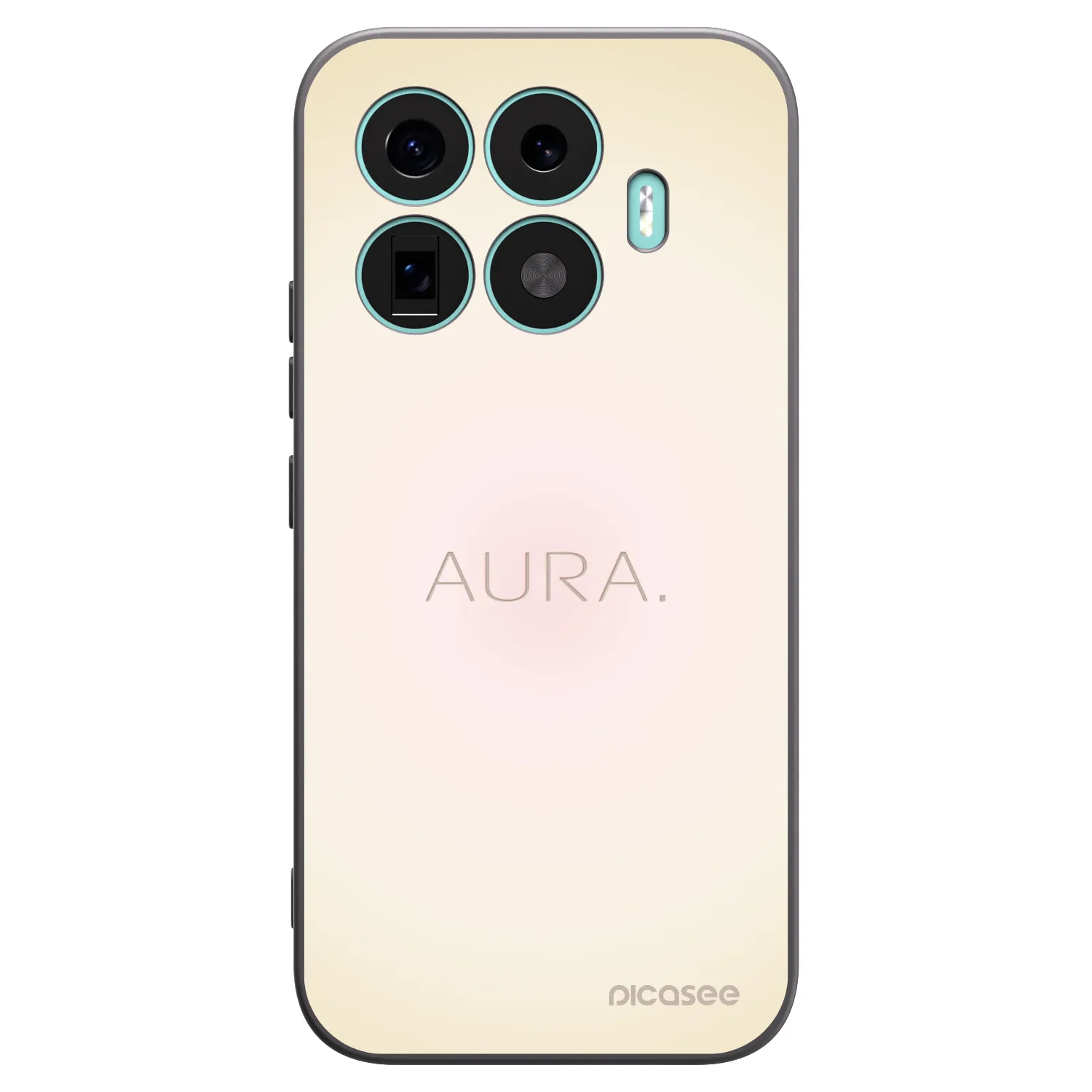 Picasee silikonowe czarne etui na Xiaomi 17T - Aura