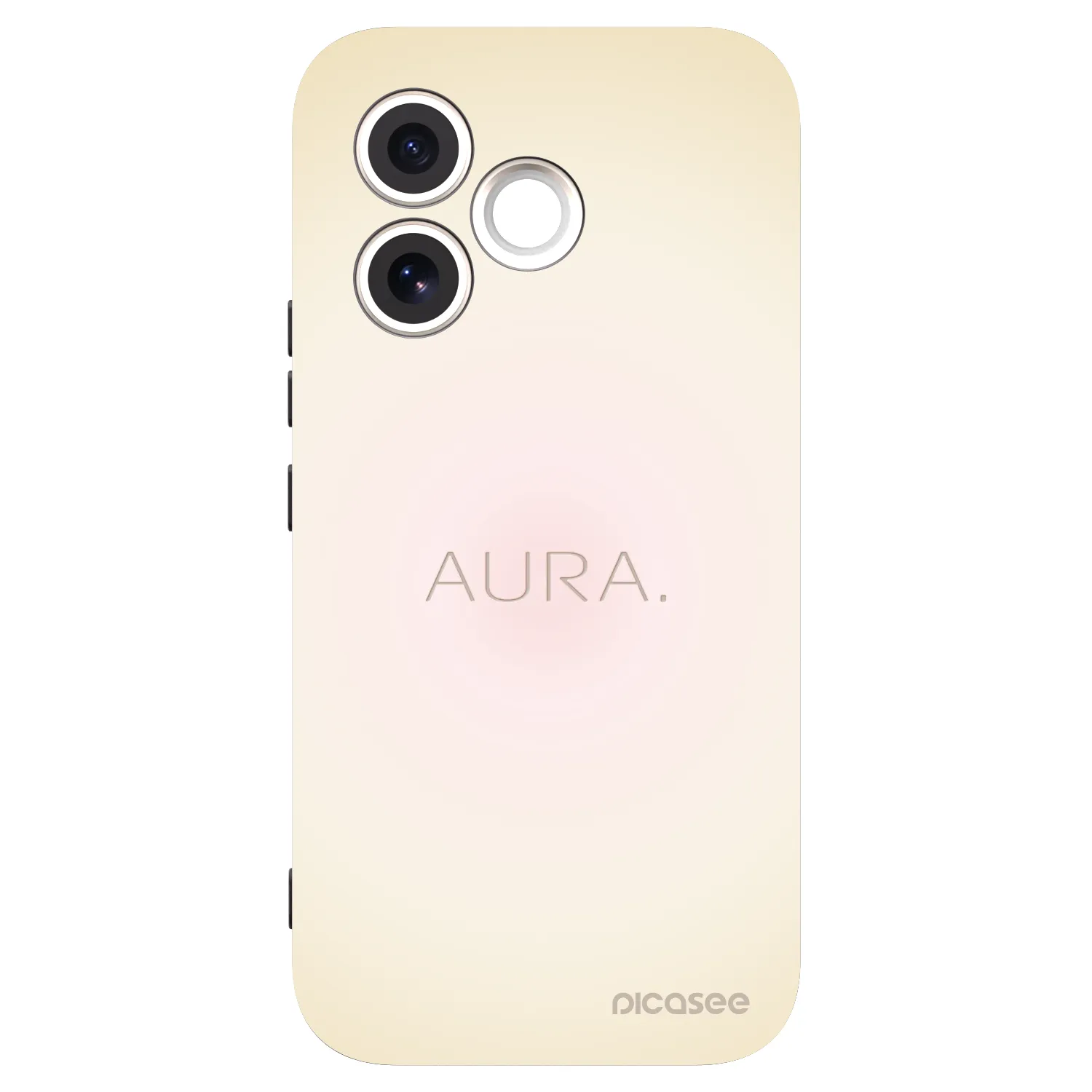 Picasee silikonowe czarne etui na Honor 600 Lite - Aura