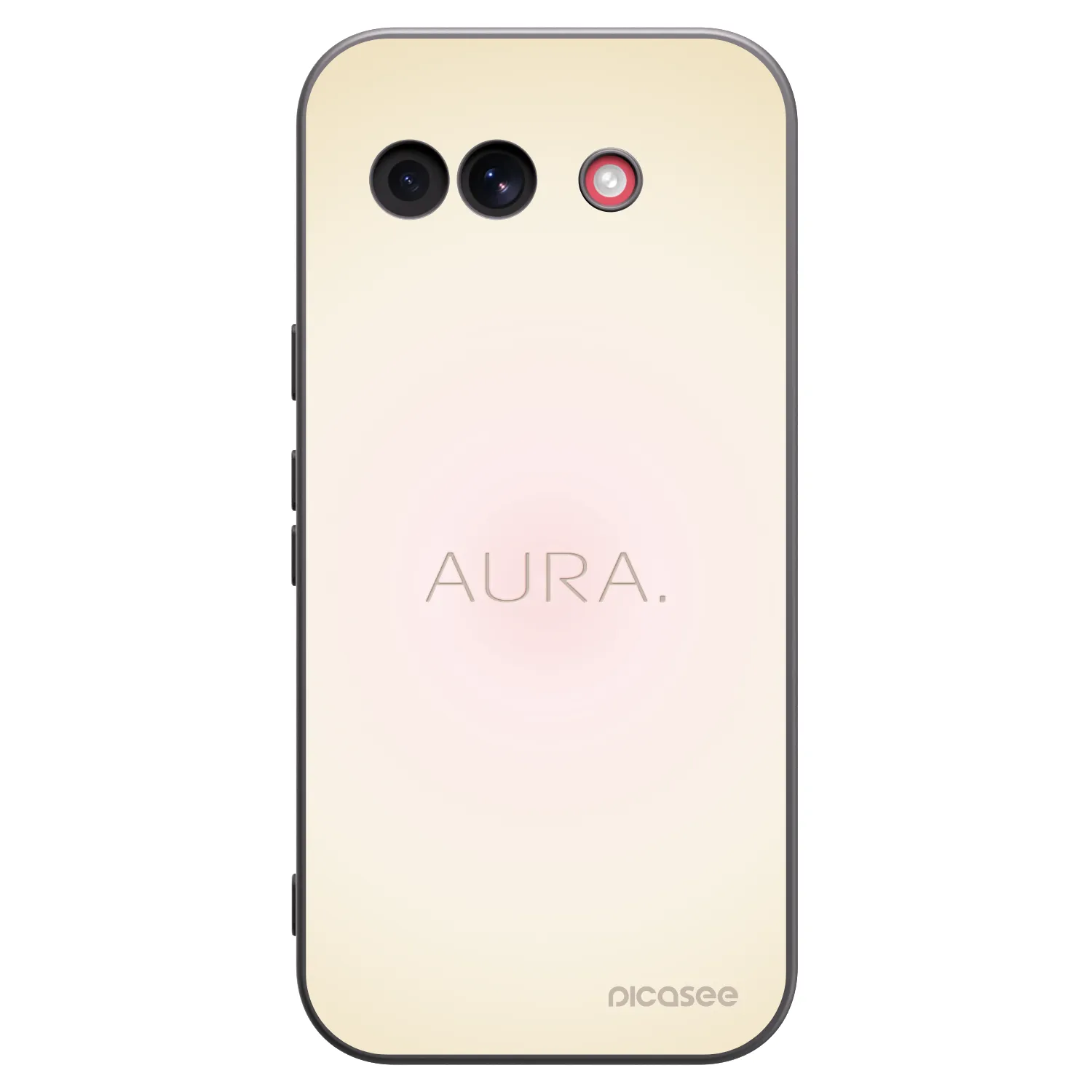 Picasee silikonowe czarne etui na Google Pixel 10a - Aura