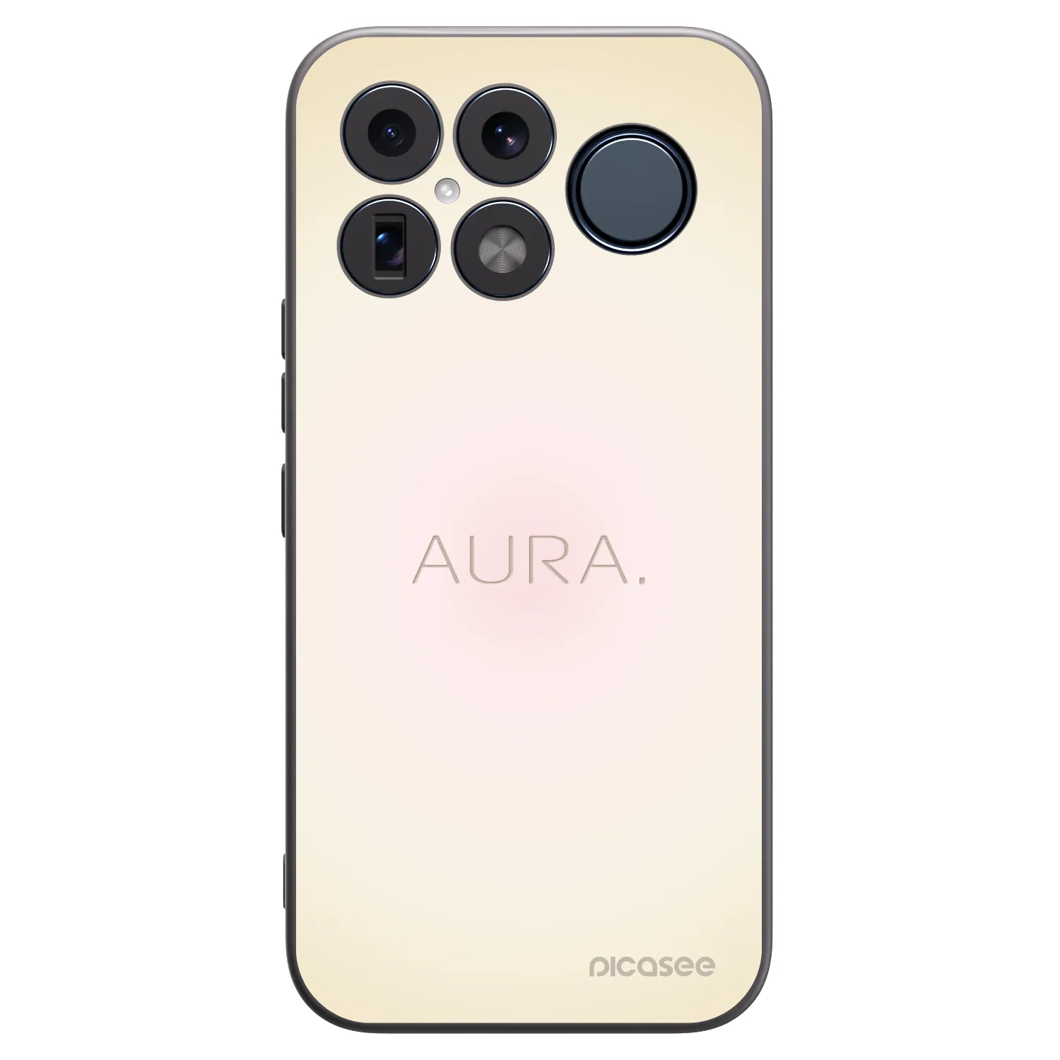 Picasee silikonowe czarne etui na Xiaomi Poco F8 Ultra - Aura