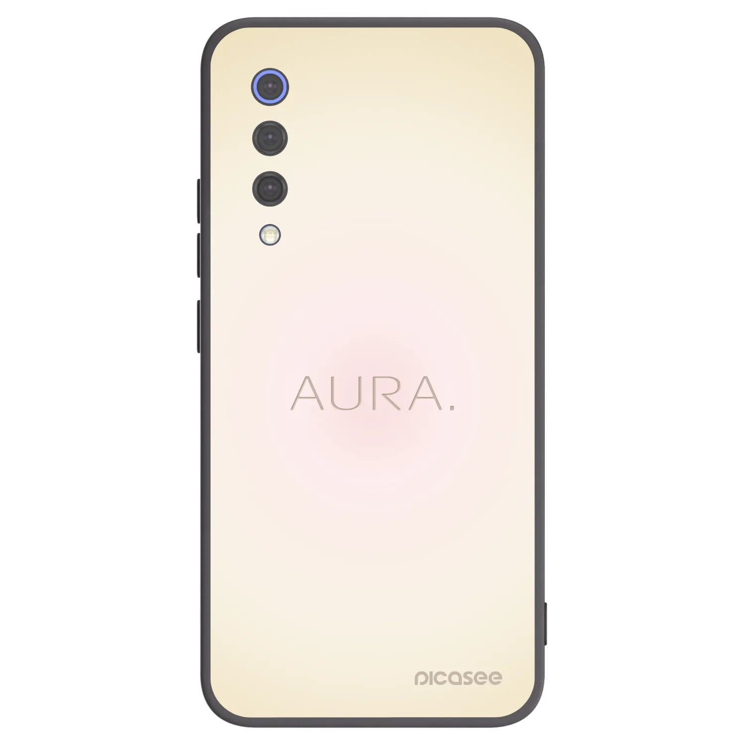 Picasee silikonowe czarne etui na Xiaomi Mi 9 SE - Aura