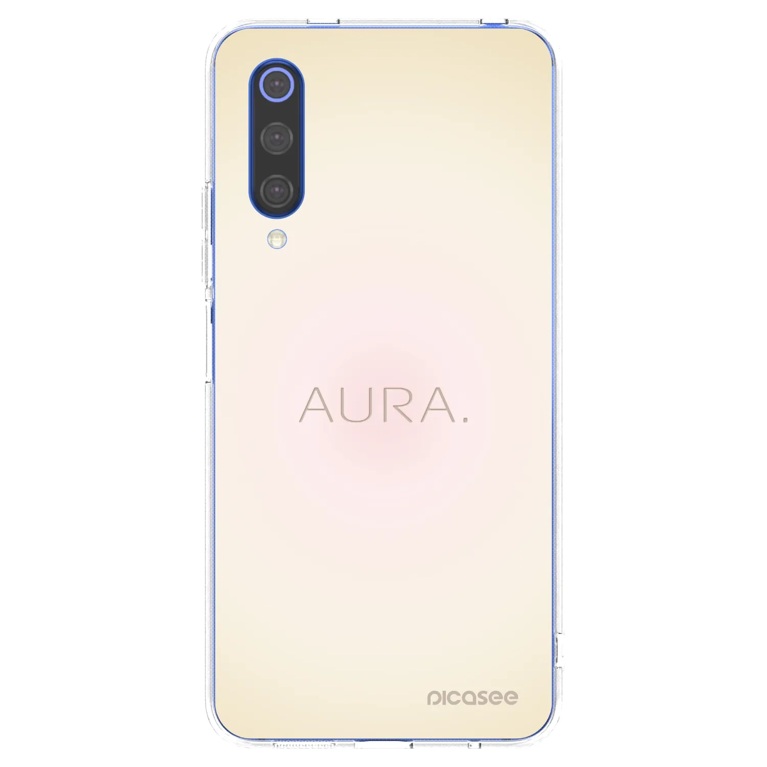 Picasee silikonowe przeźroczyste etui na Xiaomi Mi 9 SE - Aura