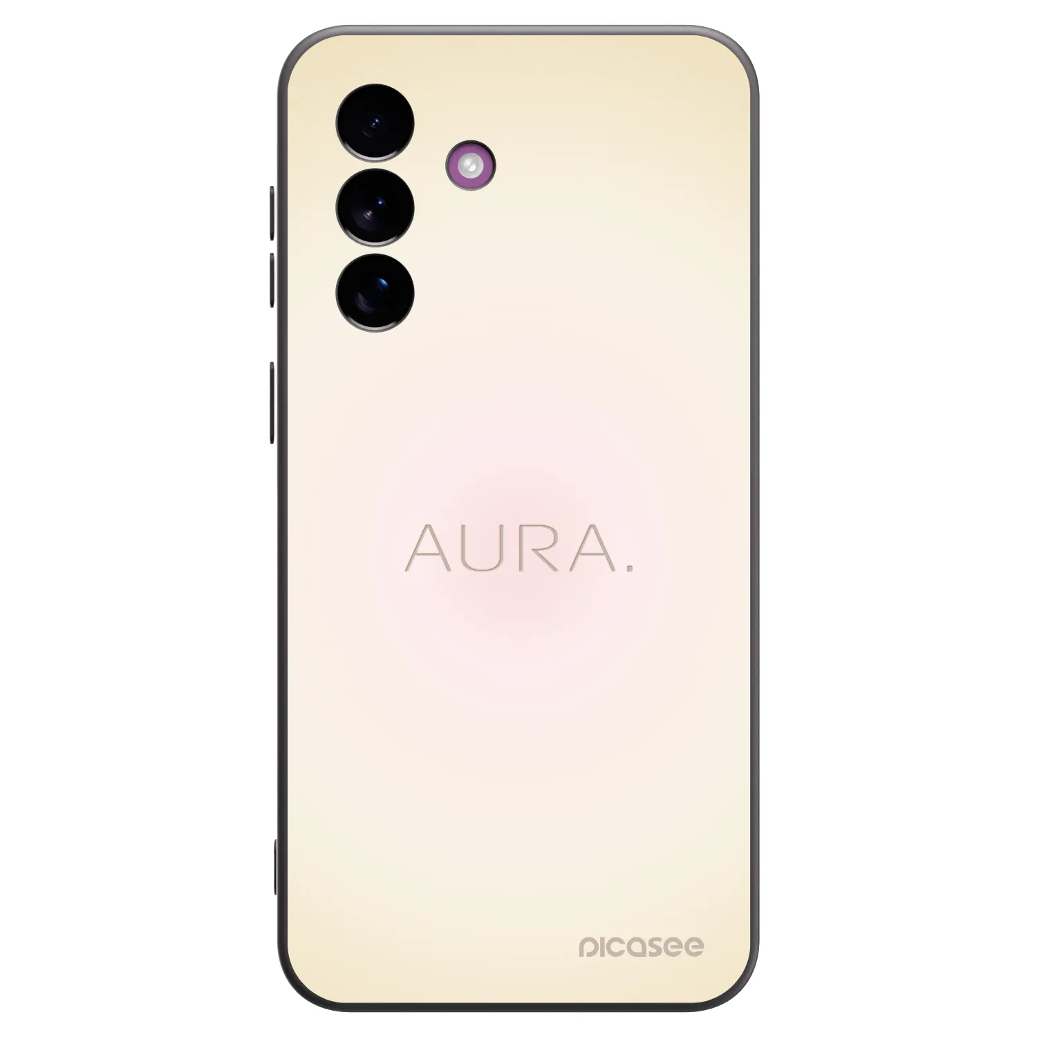 Picasee silikonowe czarne etui na Samsung Galaxy A37 - Aura