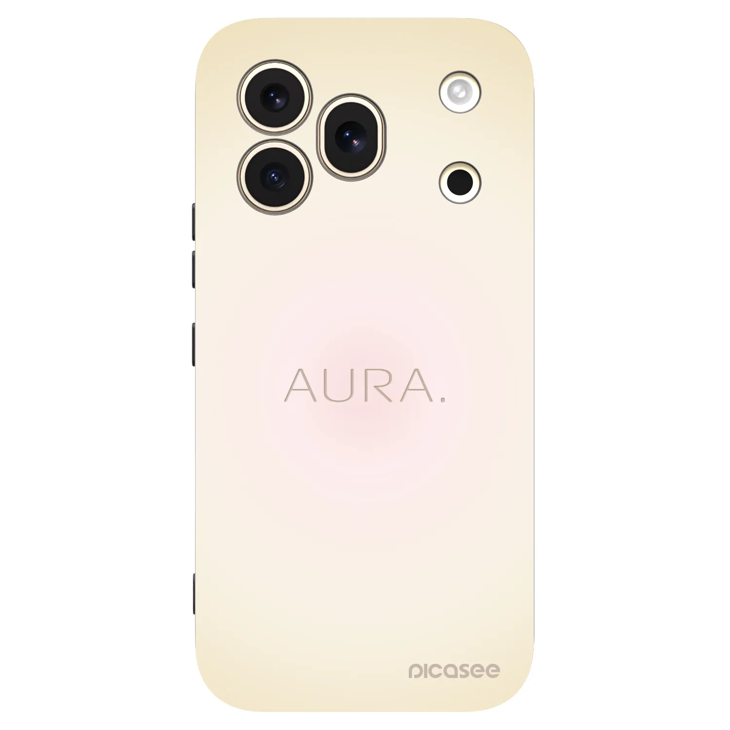 Picasee silikonowe czarne etui na Honor 600 Pro - Aura