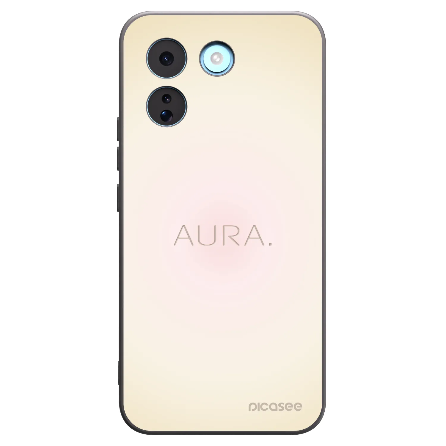 Picasee silikonowe czarne etui na Xiaomi Redmi Note 17 Pro MAX 5G - Aura
