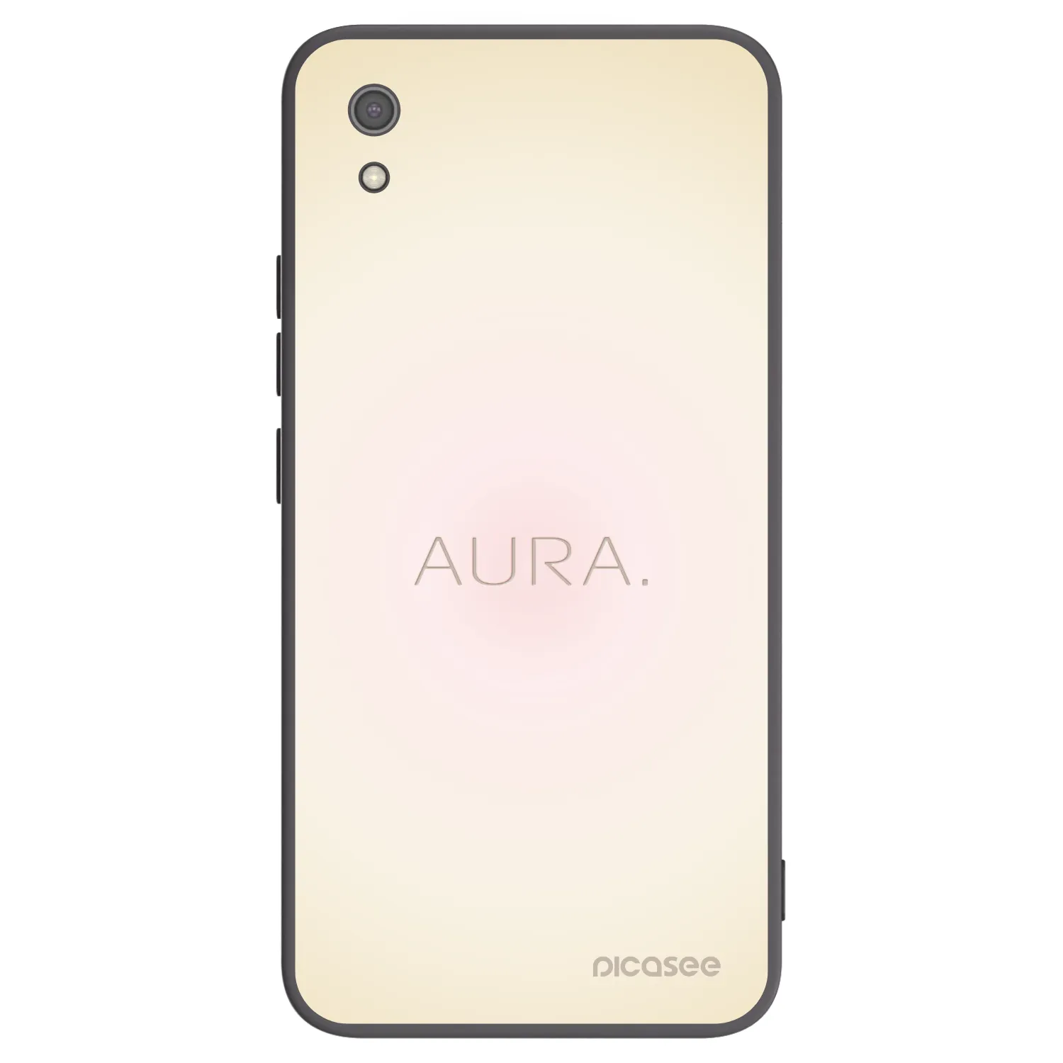 Picasee silikonowe czarne etui na Xiaomi Redmi 7A - Aura