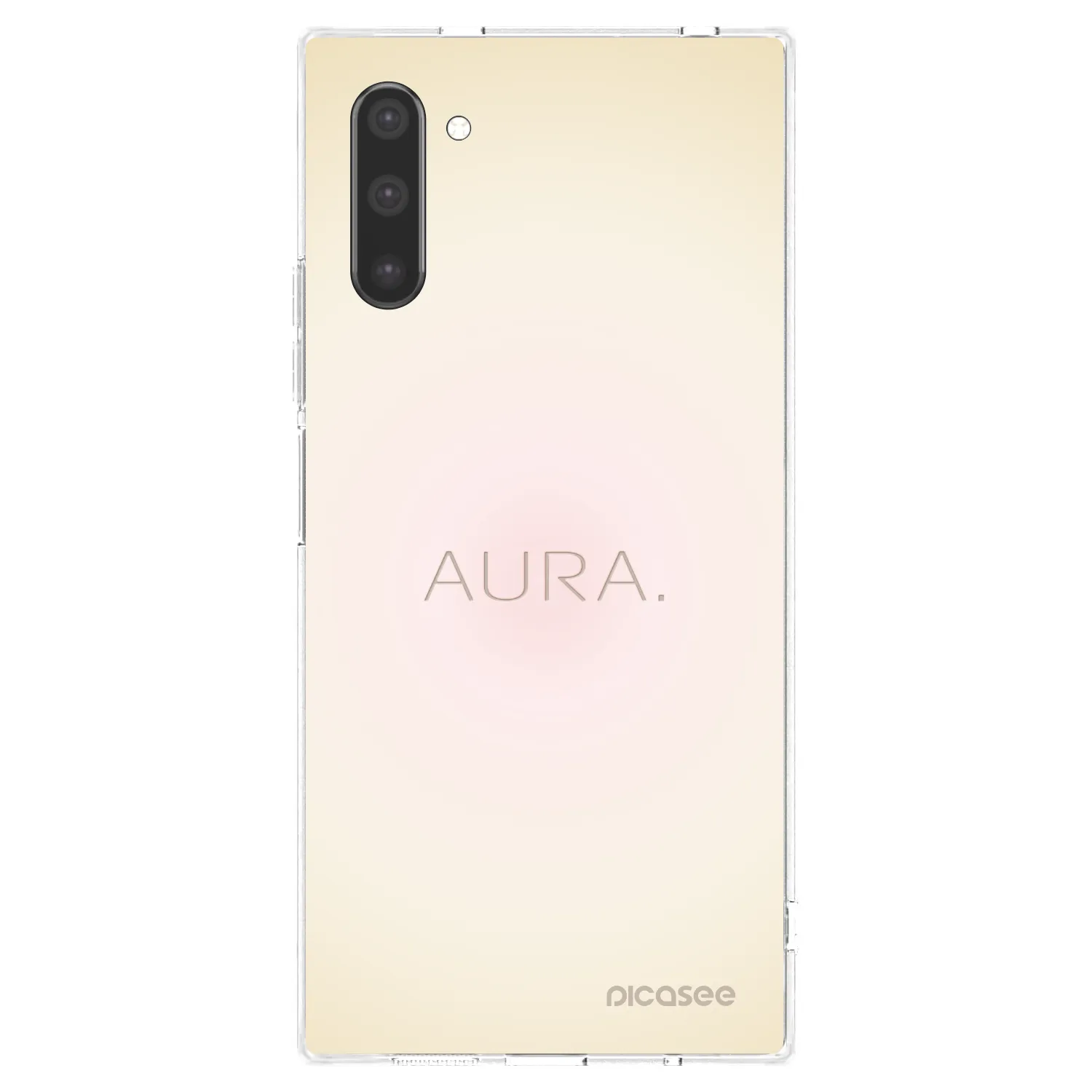 Picasee silikonowe przeźroczyste etui na Samsung Galaxy Note 10 N970F - Aura