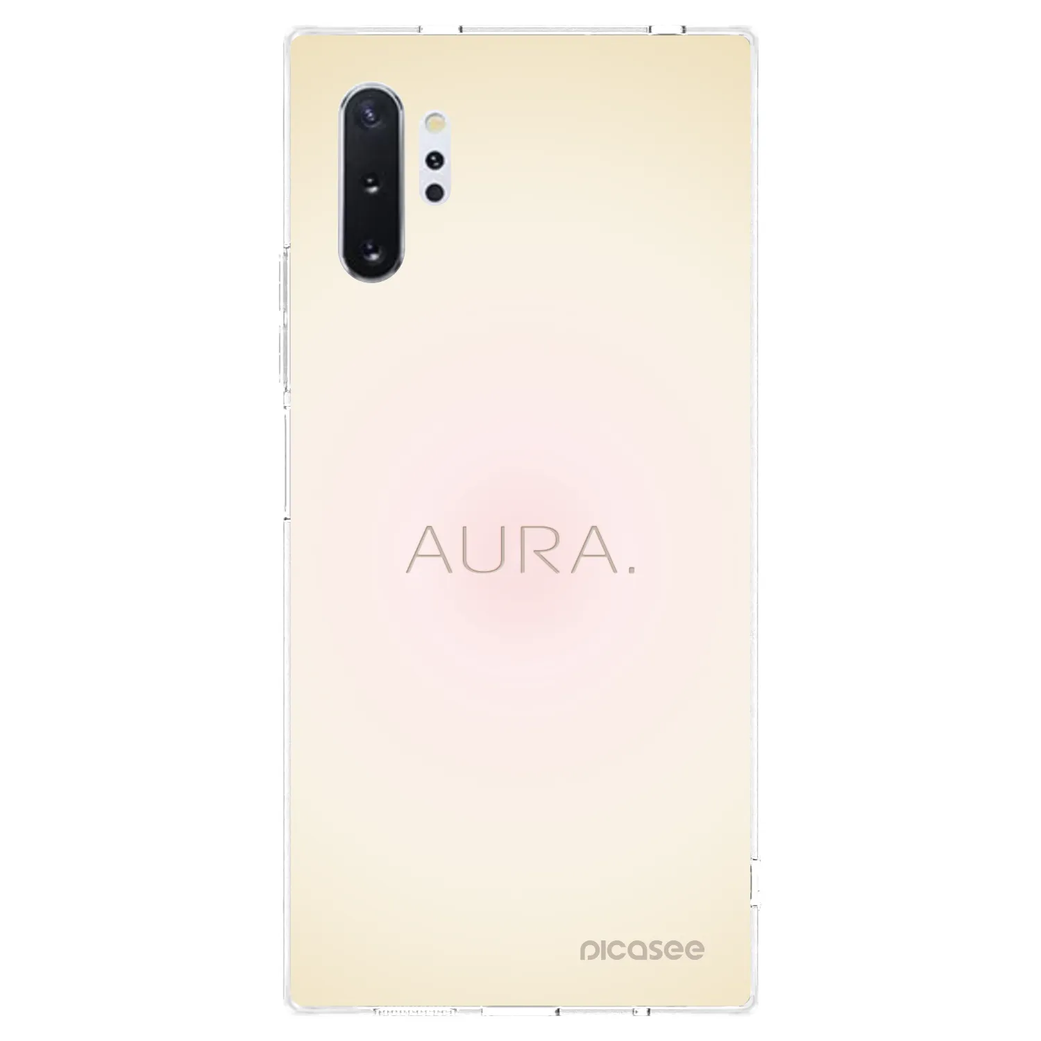 Picasee silikonowe przeźroczyste etui na Samsung Galaxy Note 10+ N975F - Aura