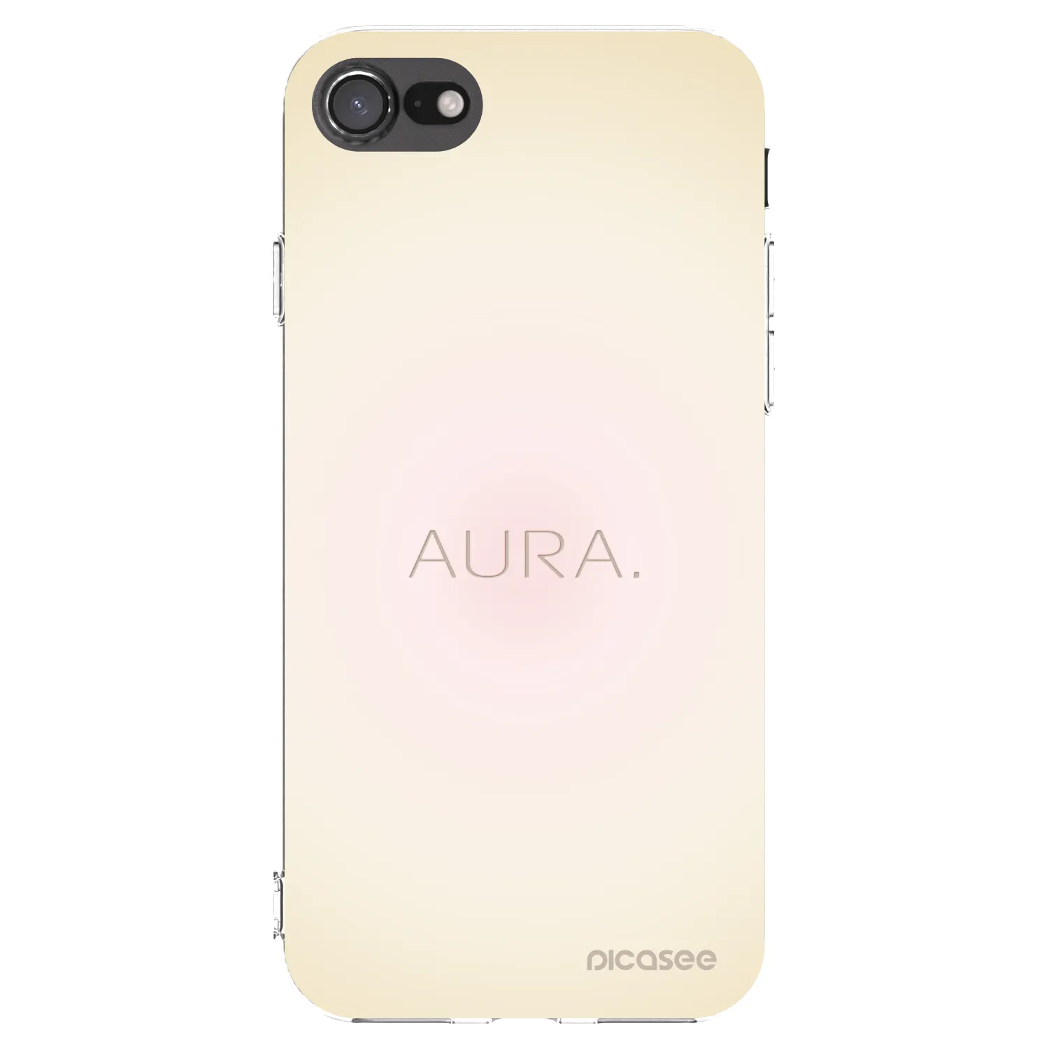 Picasee silikonowe przeźroczyste etui na Apple iPhone 8 - Aura