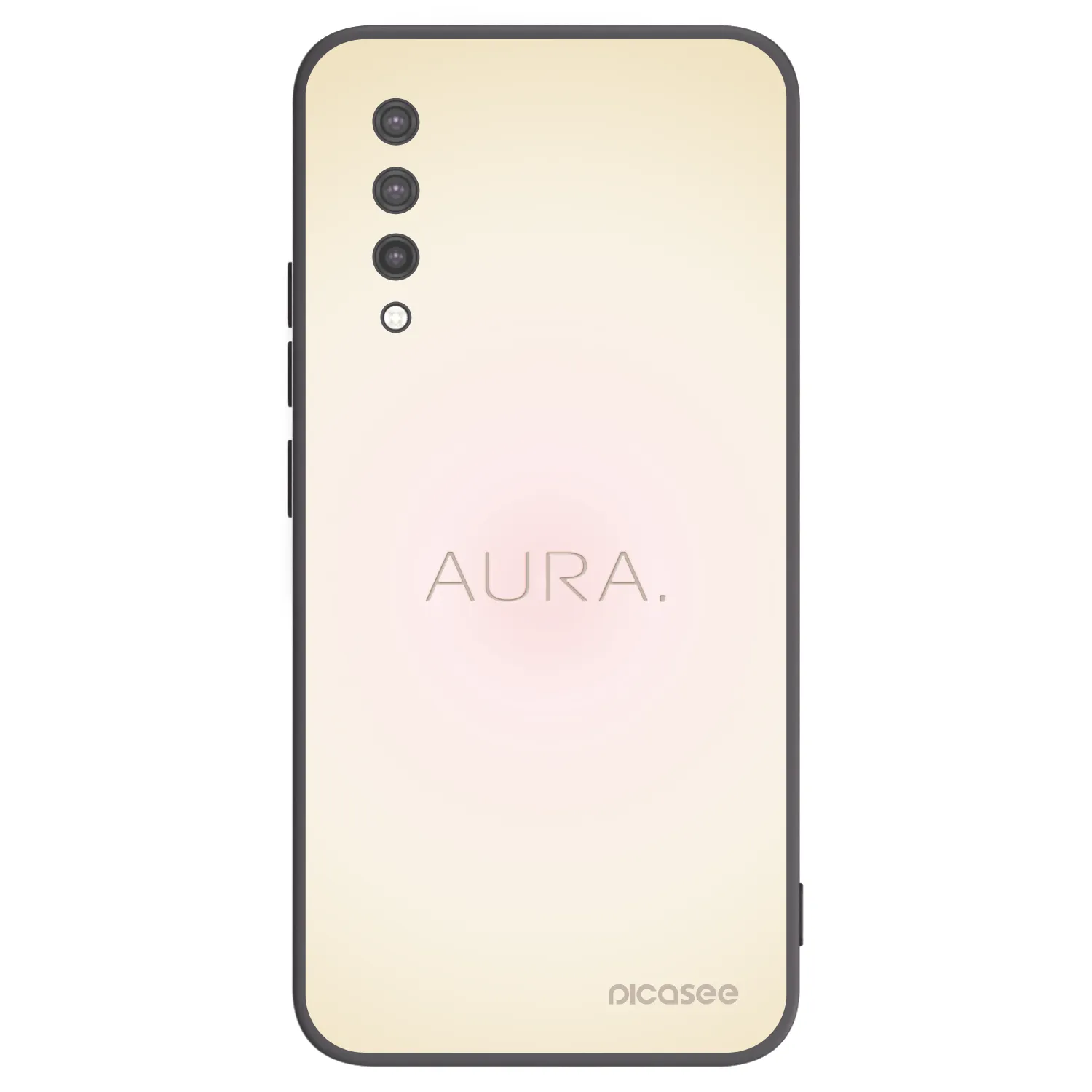 Picasee silikonowe czarne etui na Xiaomi Mi 9 Lite - Aura