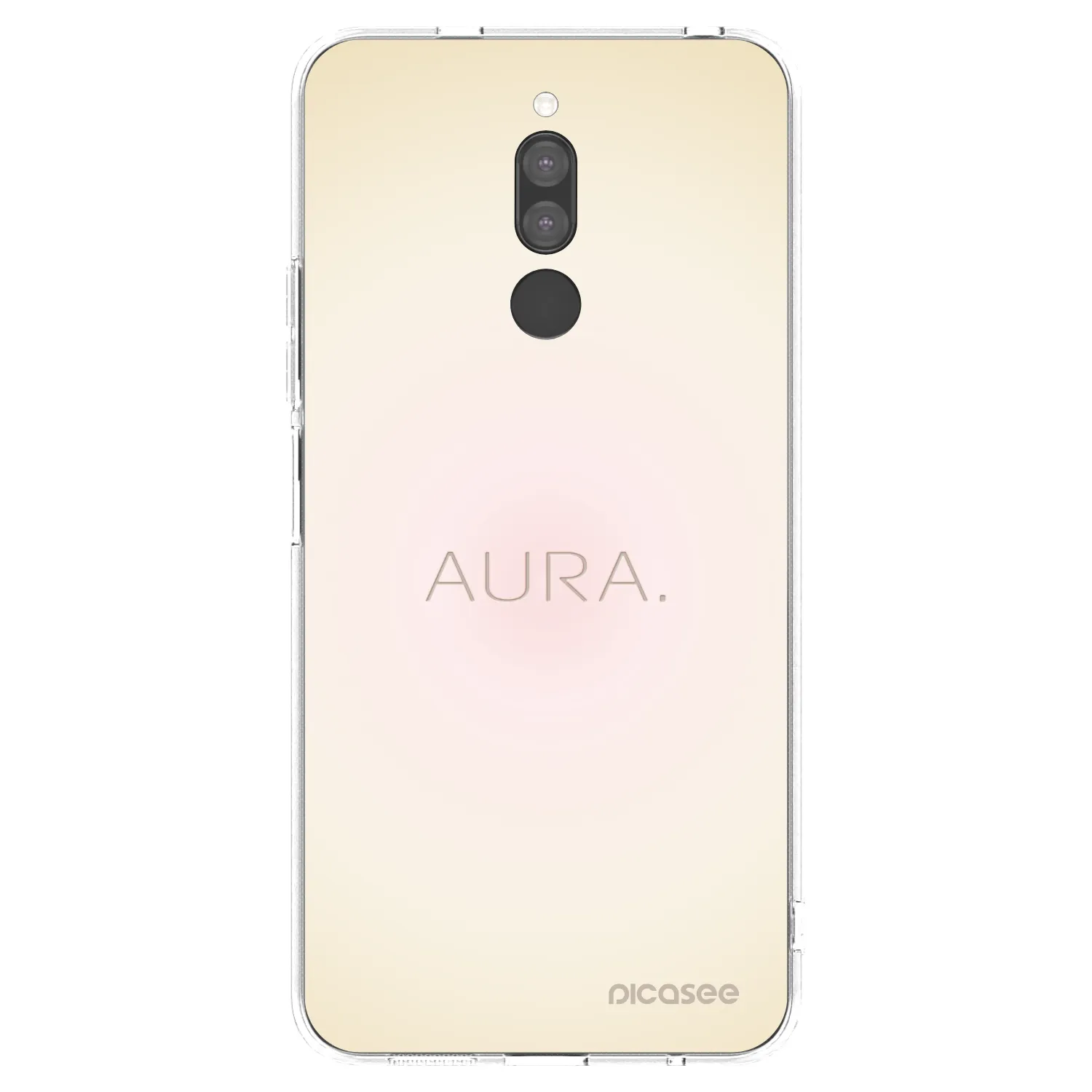 Picasee silikonowe przeźroczyste etui na Xiaomi Redmi 8 - Aura