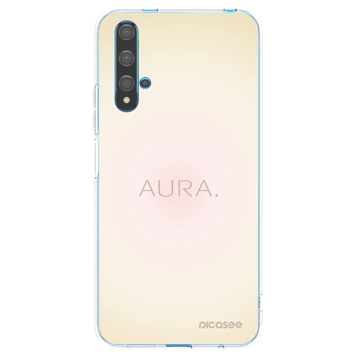 Picasee silikonowe przeźroczyste etui na Huawei Nova 5T - Aura