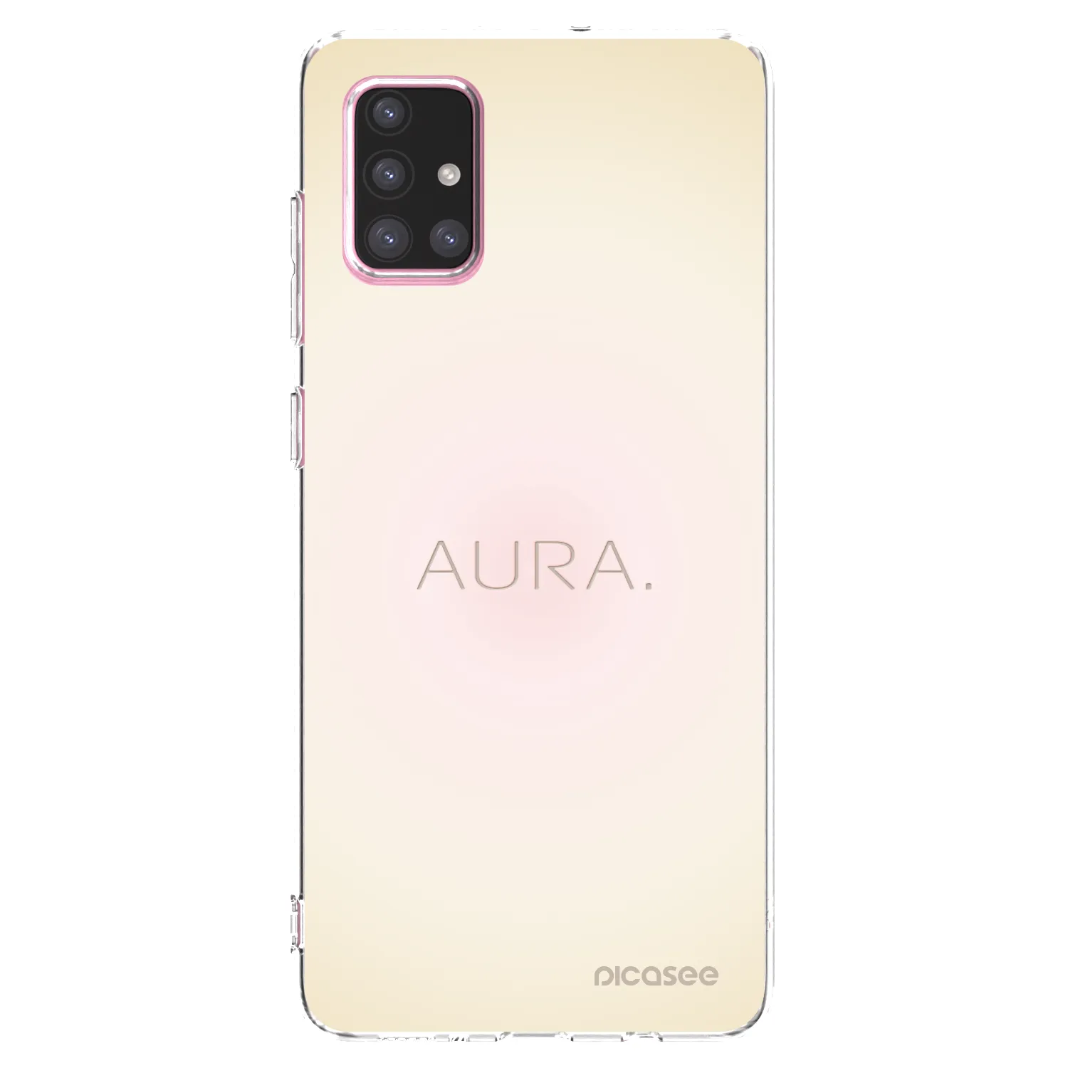 Picasee silikonowe przeźroczyste etui na Samsung Galaxy A71 A715F - Aura