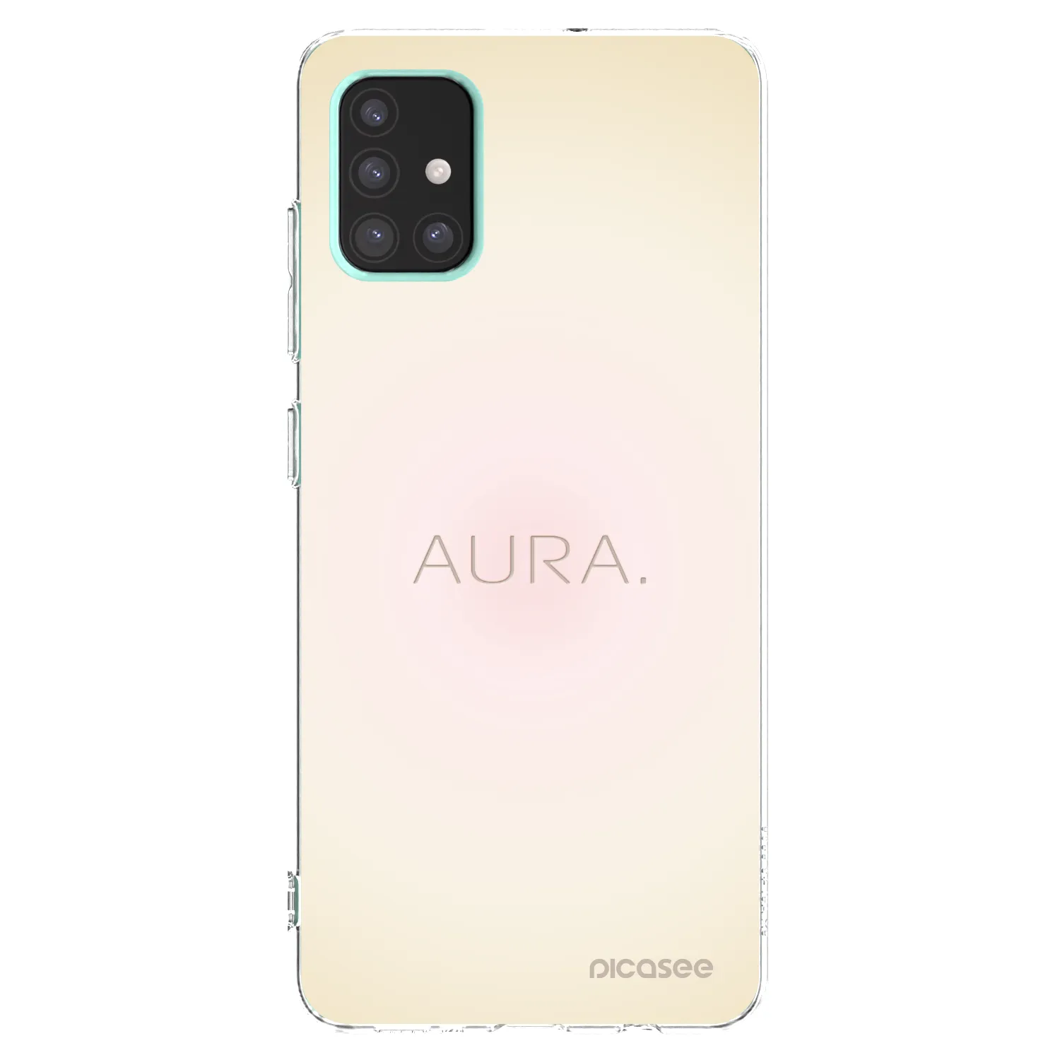Picasee silikonowe przeźroczyste etui na Samsung Galaxy A51 A515F - Aura