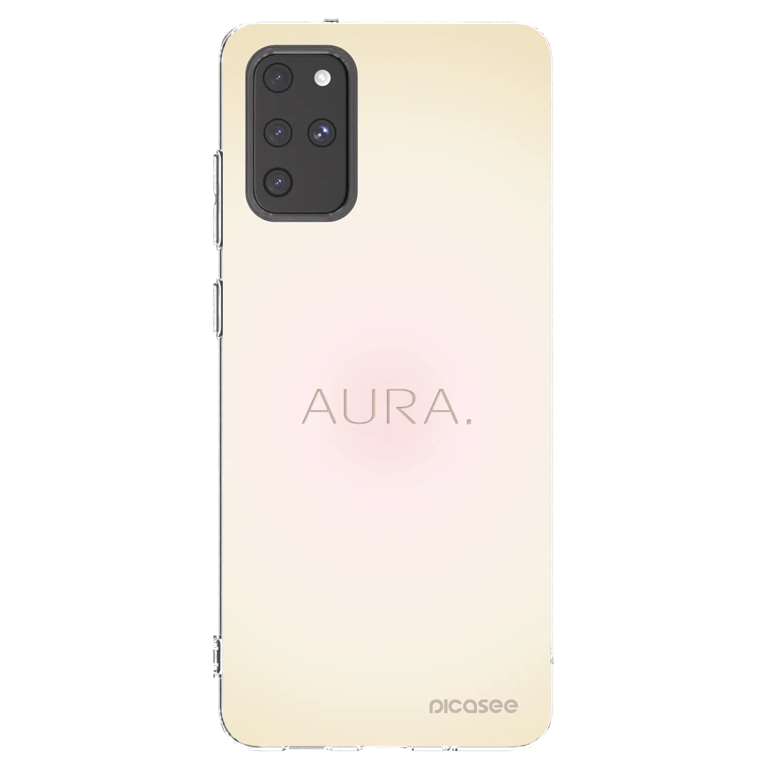 Picasee silikonowe przeźroczyste etui na Samsung Galaxy S20+ G985F - Aura