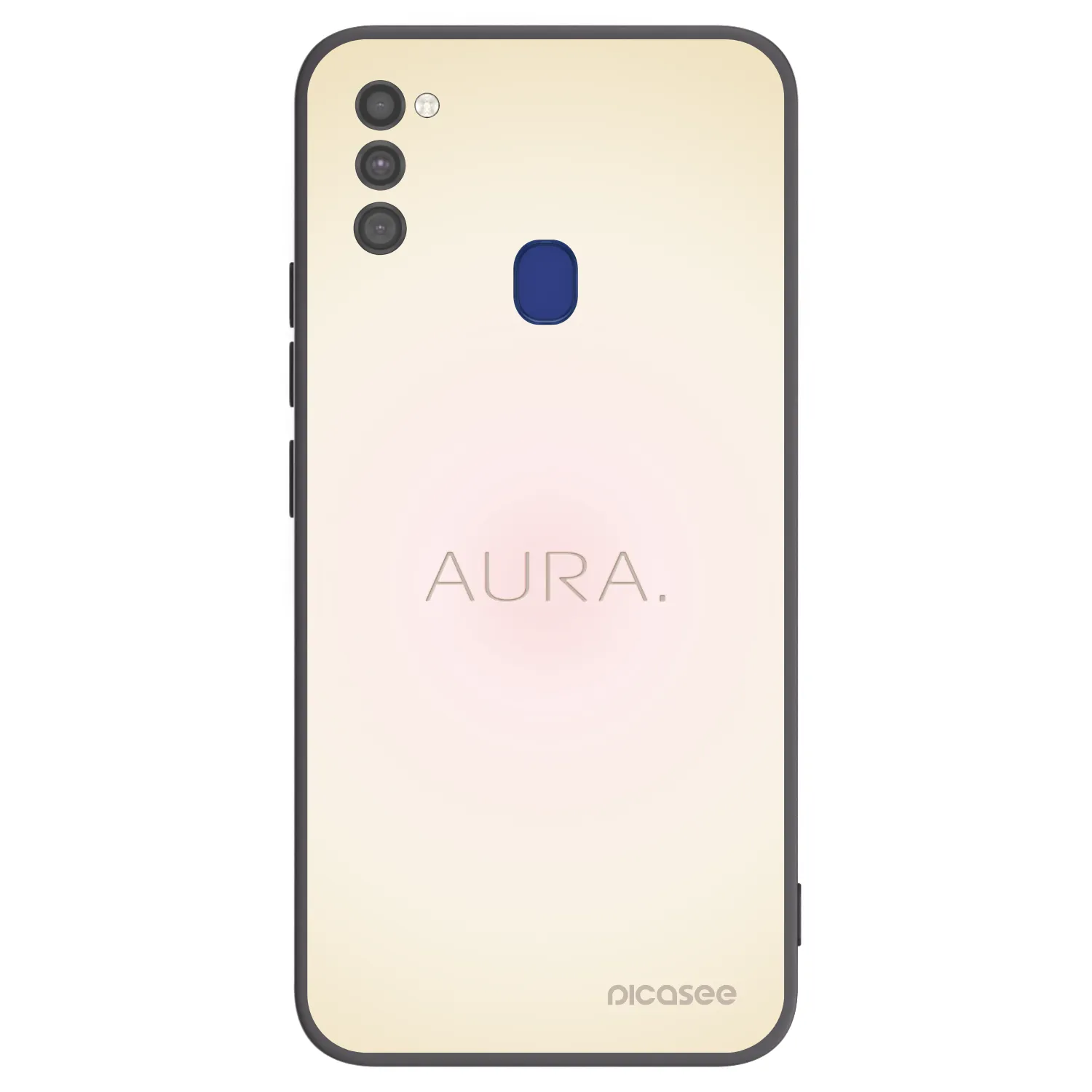 Picasee silikonowe czarne etui na Samsung Galaxy M21 M215F - Aura