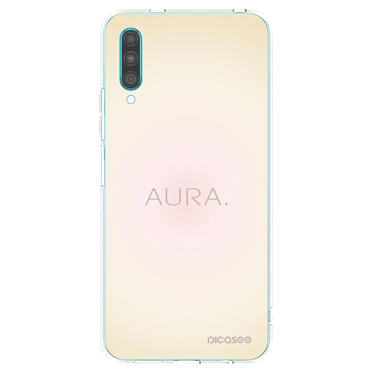 Picasee silikonowe przeźroczyste etui na Samsung Galaxy A30s A307F - Aura