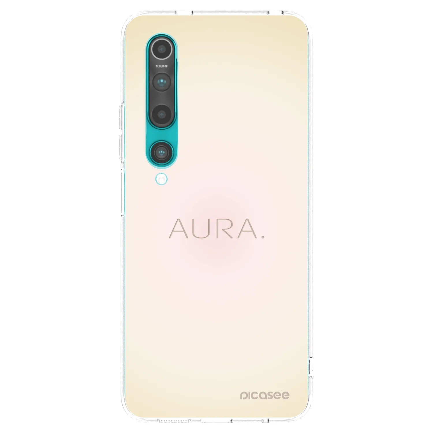 Picasee silikonowe przeźroczyste etui na Xiaomi Mi 10 - Aura