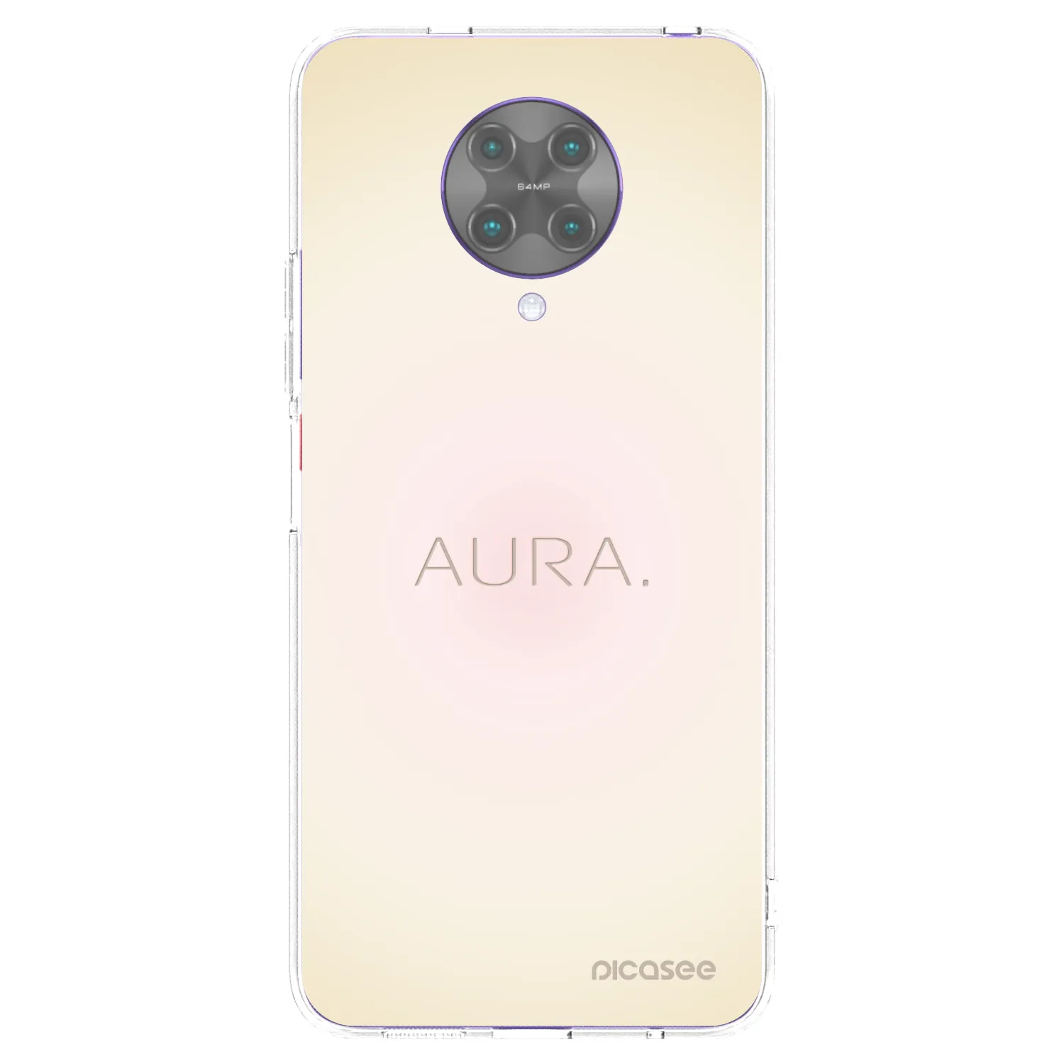 Picasee silikonowe przeźroczyste etui na Xiaomi Poco F2 Pro - Aura