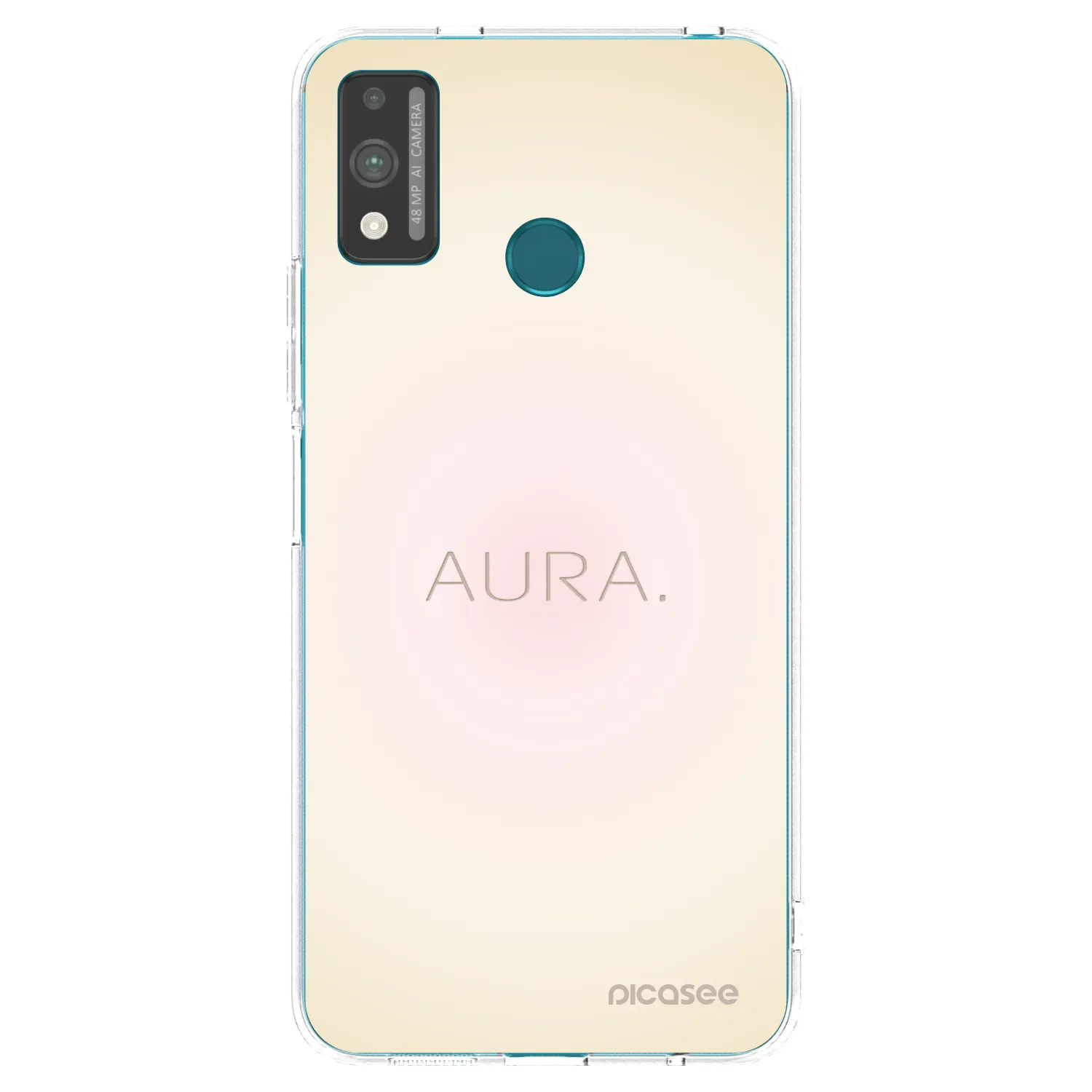 Picasee silikonowe przeźroczyste etui na Honor 9X Lite - Aura
