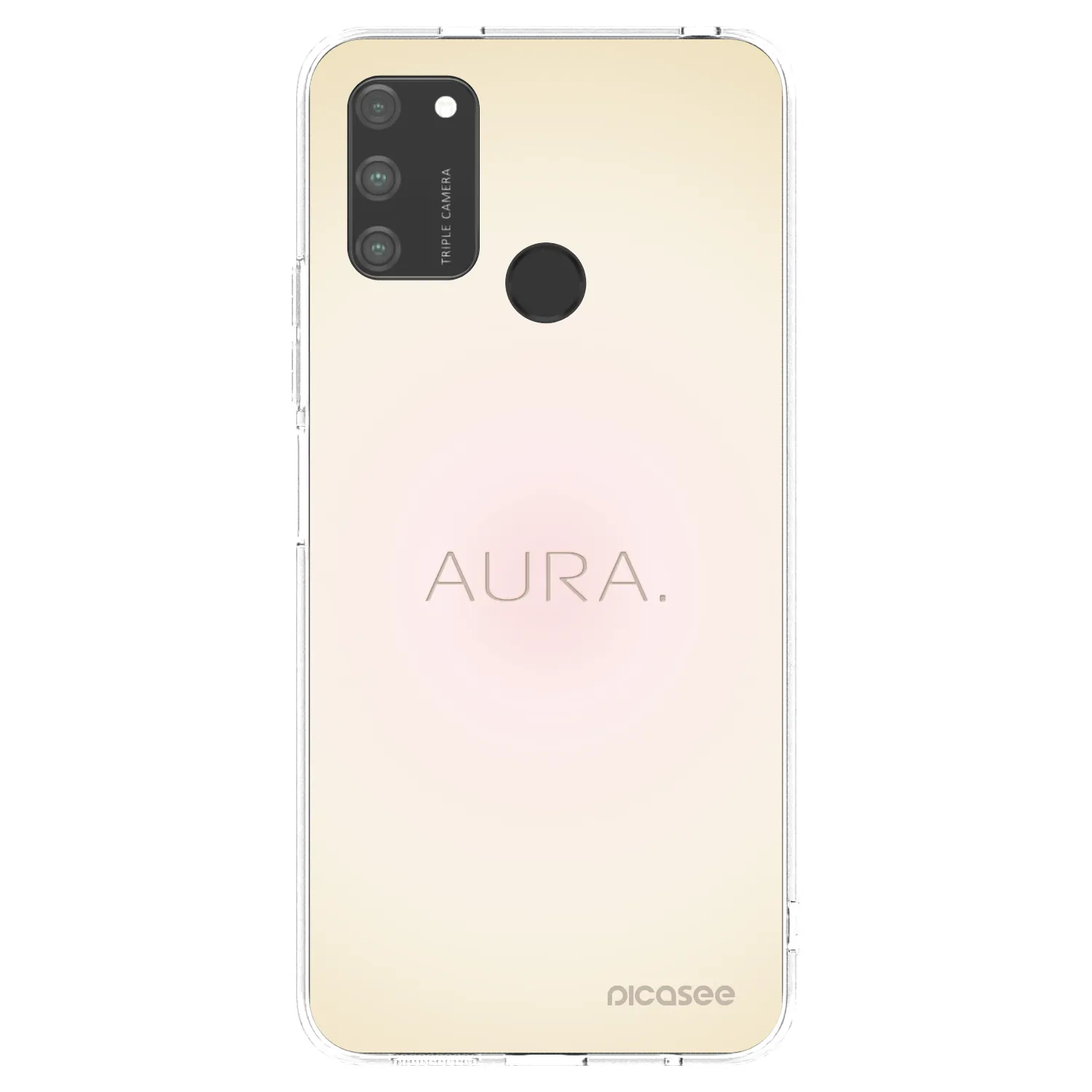 Picasee silikonowe przeźroczyste etui na Honor 9A - Aura