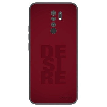 Picasee silikonowe czarne etui na Xiaomi Redmi 9 - Desire