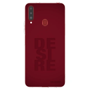 Picasee silikonowe przeźroczyste etui na Samsung Galaxy A20s - Desire