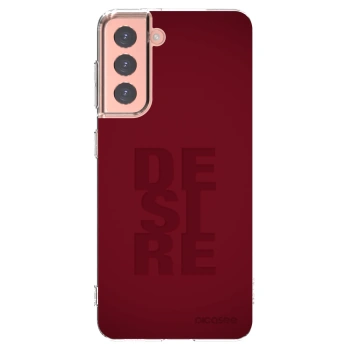 Picasee silikonowe przeźroczyste etui na Samsung Galaxy S21 5G G991B - Desire