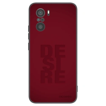 Picasee silikonowe czarne etui na Xiaomi Poco F3 - Desire