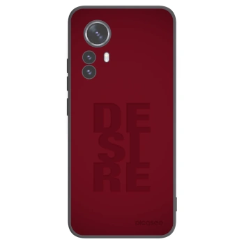Picasee silikonowe czarne etui na Xiaomi 12 Pro - Desire