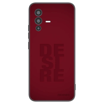 Picasee silikonowe czarne etui na Vivo V23 5G - Desire