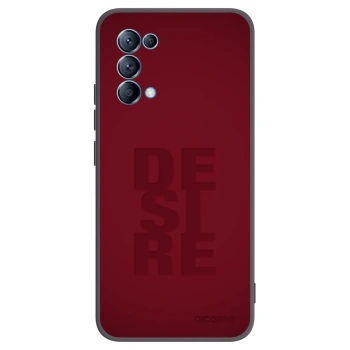 Picasee silikonowe czarne etui na OPPO A16s - Desire