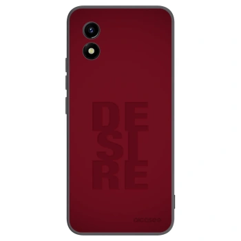 Picasee silikonowe czarne etui na Vivo Y01 - Desire
