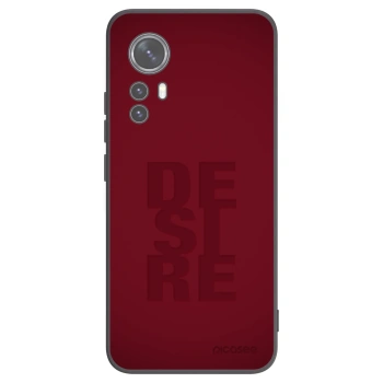 Picasee silikonowe czarne etui na Xiaomi 12X - Desire