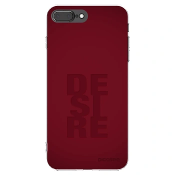 Picasee silikonowe przeźroczyste etui na Apple iPhone 8 Plus - Desire