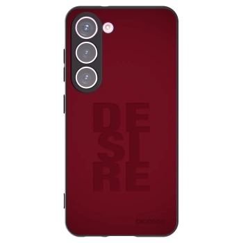 Picasee silikonowe czarne etui na Samsung Galaxy S23 5G - Desire