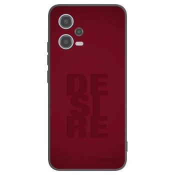 Picasee silikonowe czarne etui na Xiaomi Redmi Note 12 5G - Desire