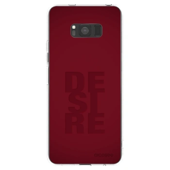 Picasee silikonowe przeźroczyste etui na Samsung Galaxy S8 G950F - Desire