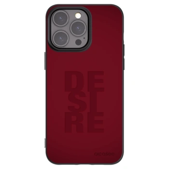 Picasee silikonowe czarne etui na Apple iPhone 15 Pro Max - Desire