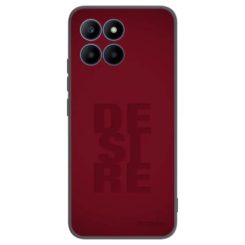 Picasee silikonowe czarne etui na Honor 70 Lite - Desire