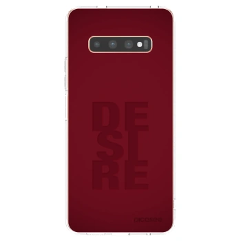 Picasee silikonowe przeźroczyste etui na Samsung Galaxy S10 Plus G975 - Desire