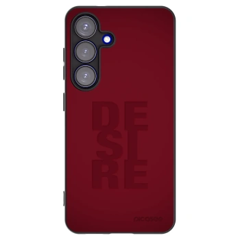 Picasee silikonowe czarne etui na Samsung Galaxy S25 5G - Desire