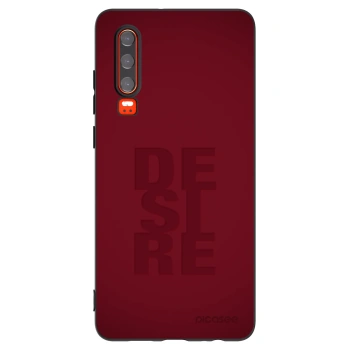 Picasee silikonowe czarne etui na Huawei P30 - Desire