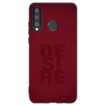 Picasee silikonowe czarne etui na Huawei P30 Lite - Desire