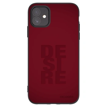 Picasee silikonowe czarne etui na Apple iPhone 11 - Desire