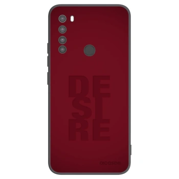 Picasee silikonowe czarne etui na Xiaomi Redmi Note 8 - Desire