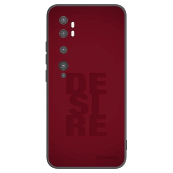Picasee silikonowe czarne etui na Xiaomi Mi Note 10 (Pro) - Desire